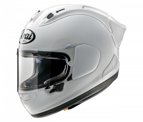 Arai Arai Debut Page Full Face Motorcycle Helmet Race Track Silver Black White J&S 
