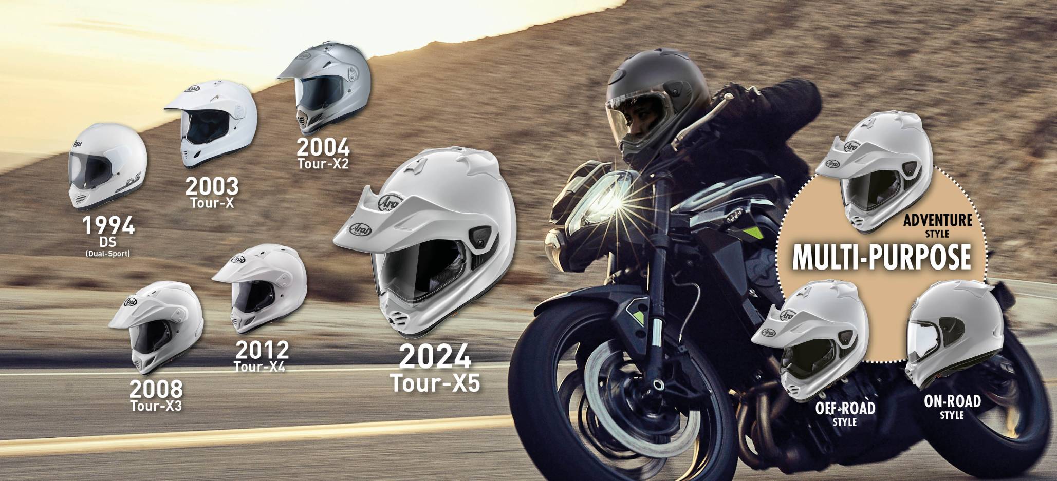 arai tour x 5 release