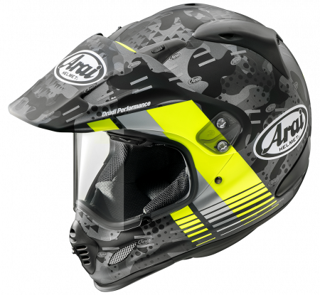Casco Arai Tour-X 4 nero ghiaccio Adventure Touring Dual Sport XS 